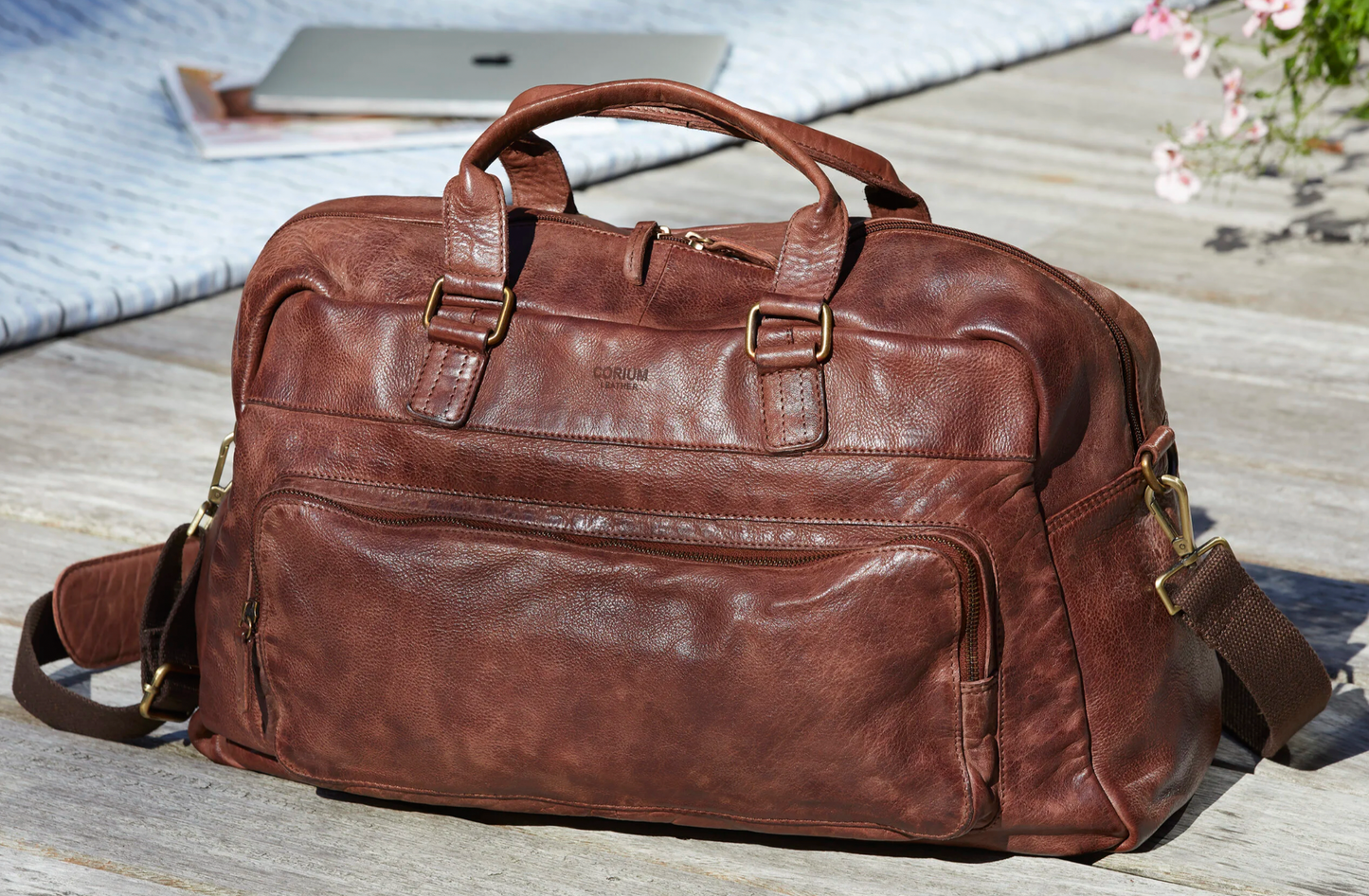 Weekendtaske Raw boheme - Brown