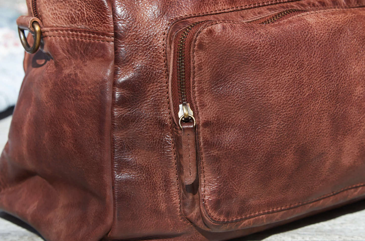 Weekendtaske Raw boheme - Brown