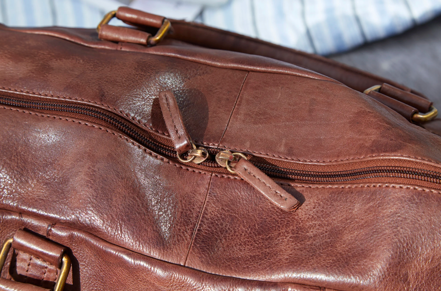 Weekendtaske Raw boheme - Brown