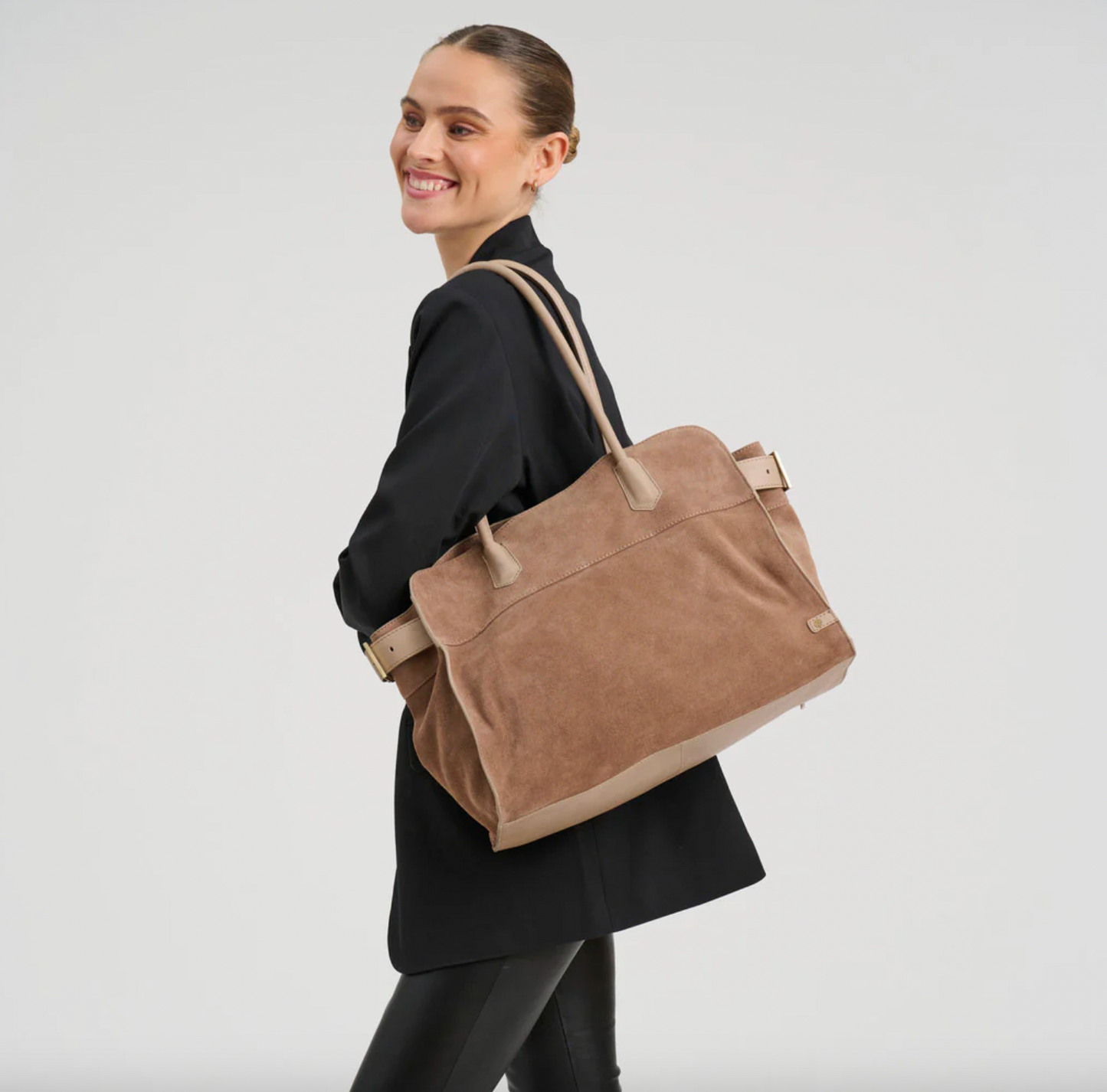 Ruskindsshopper - Taupe