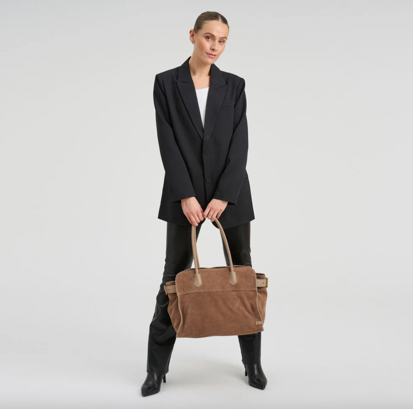 Ruskindsshopper - Taupe