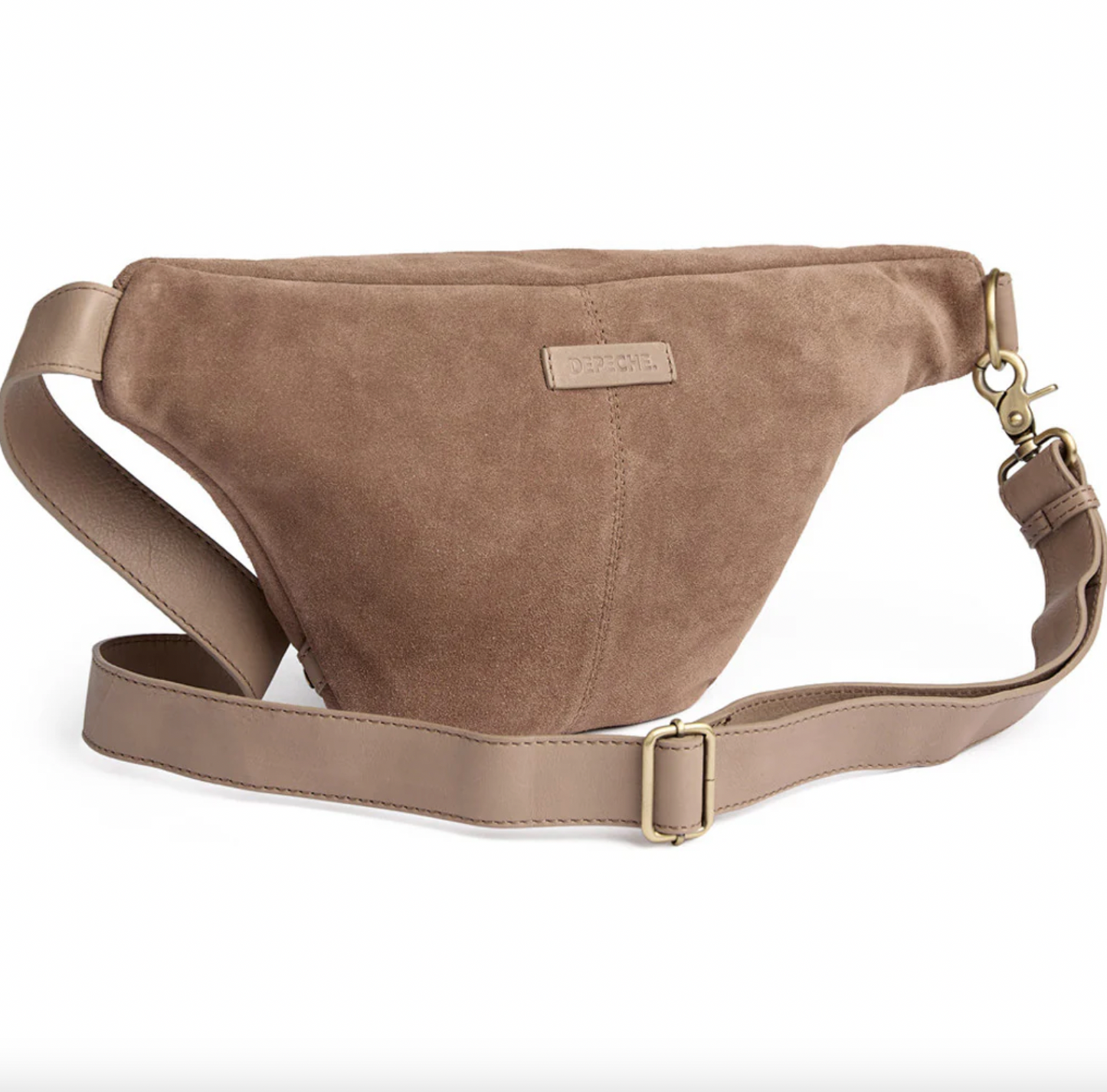 Smuk ruskindsbumbag - Taupe