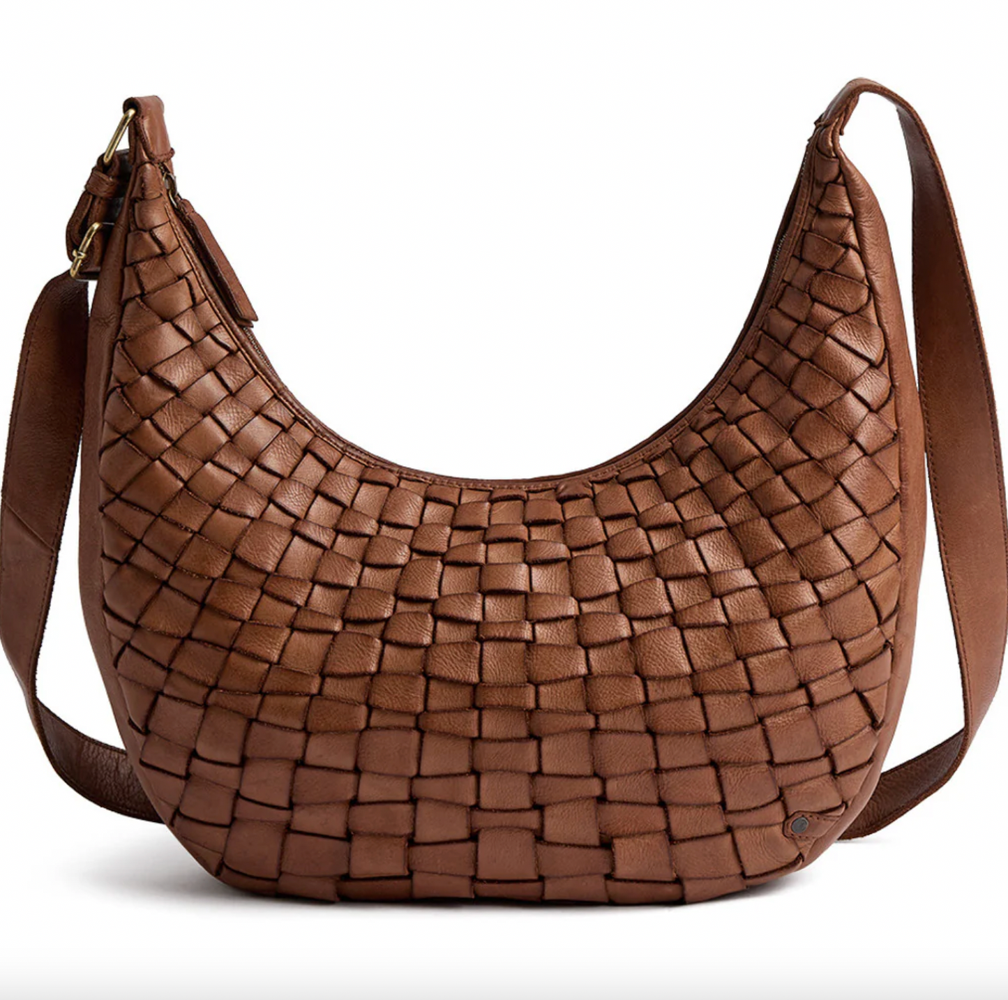 Skuldertaske - Vintage cognac