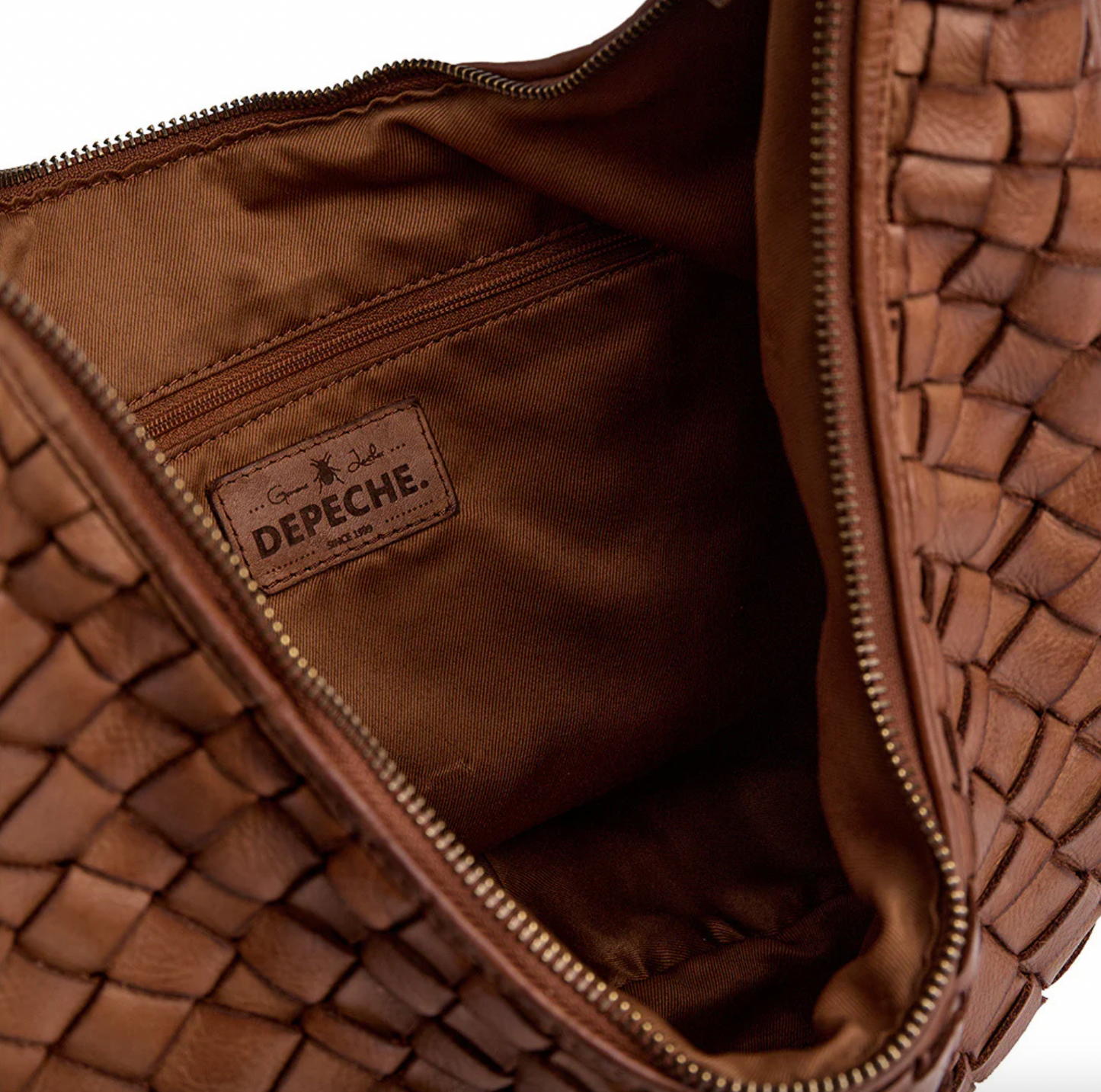 Skuldertaske - Vintage cognac