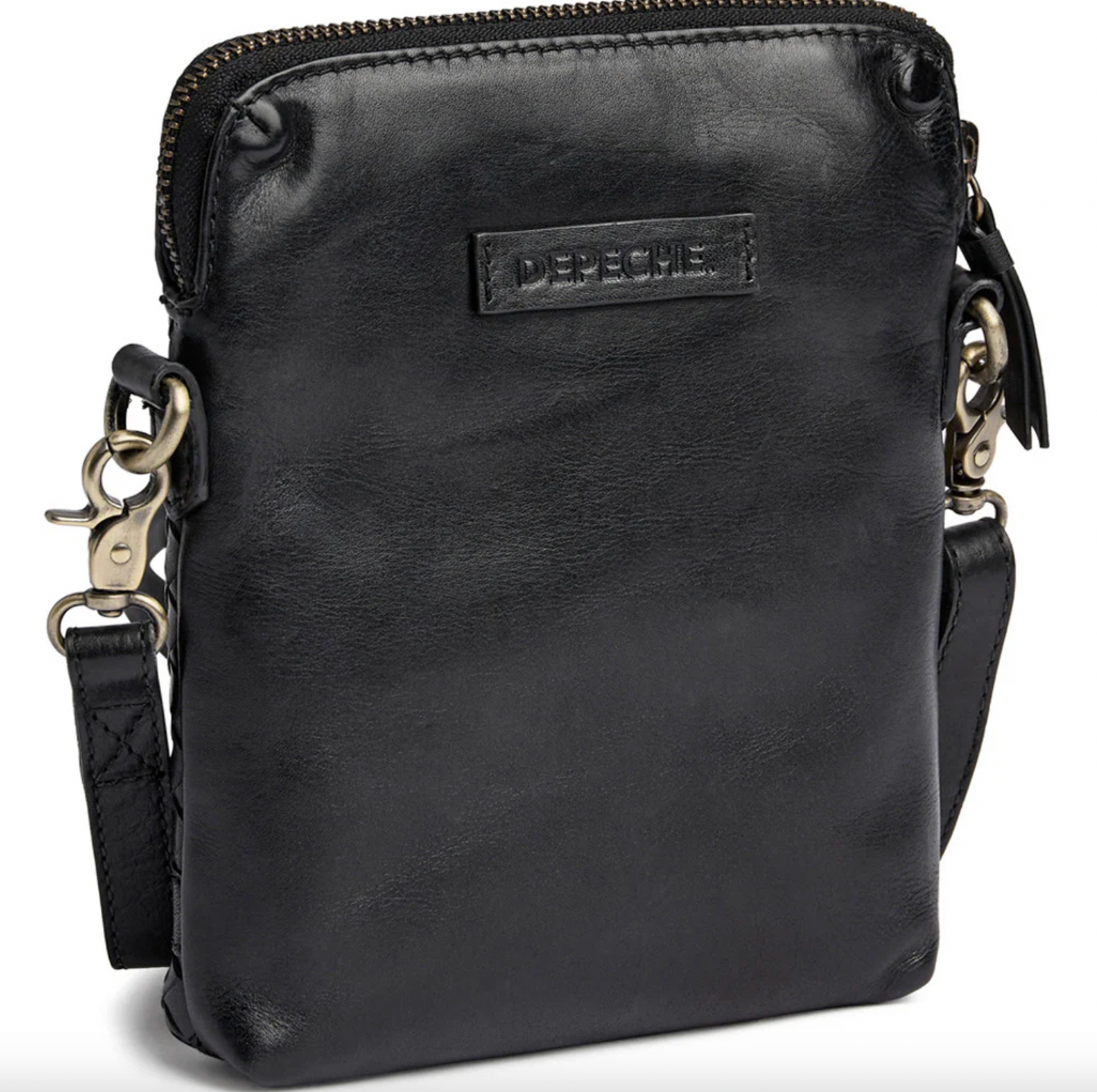 Mobiltaske Sofya- Håndflettet black