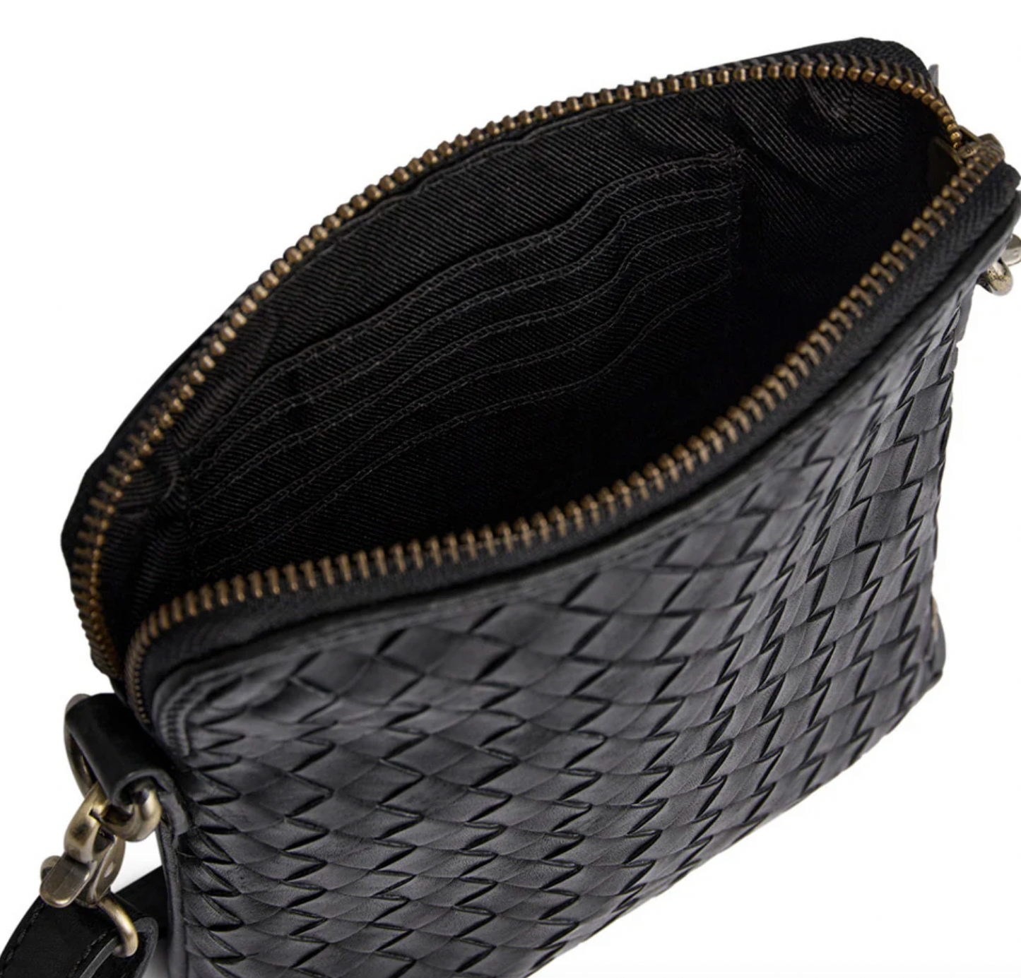 Mobiltaske Sofya- Håndflettet black