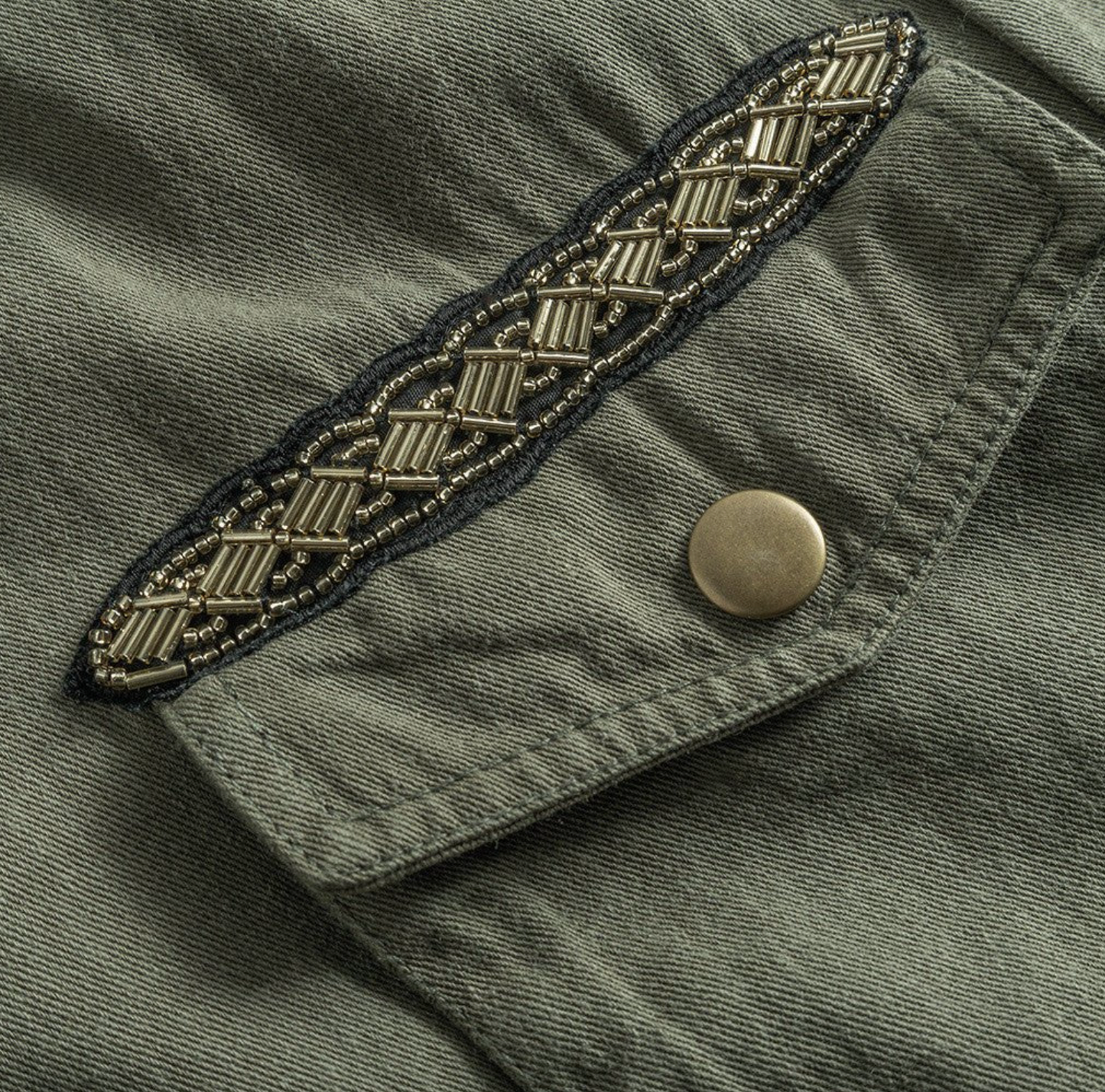 Jakke cargo - Khaki