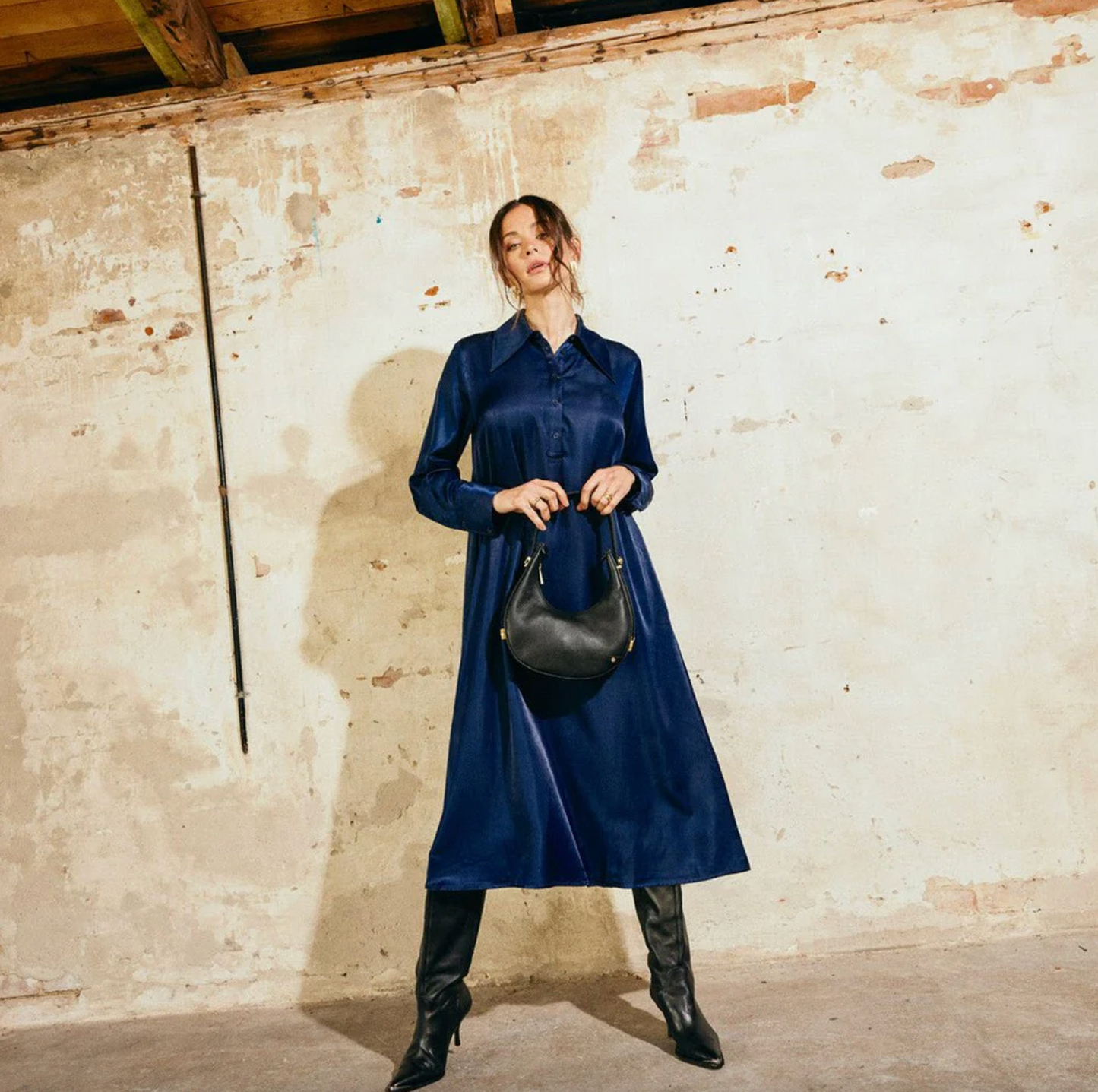 Kjole Cindy Midnight Blue