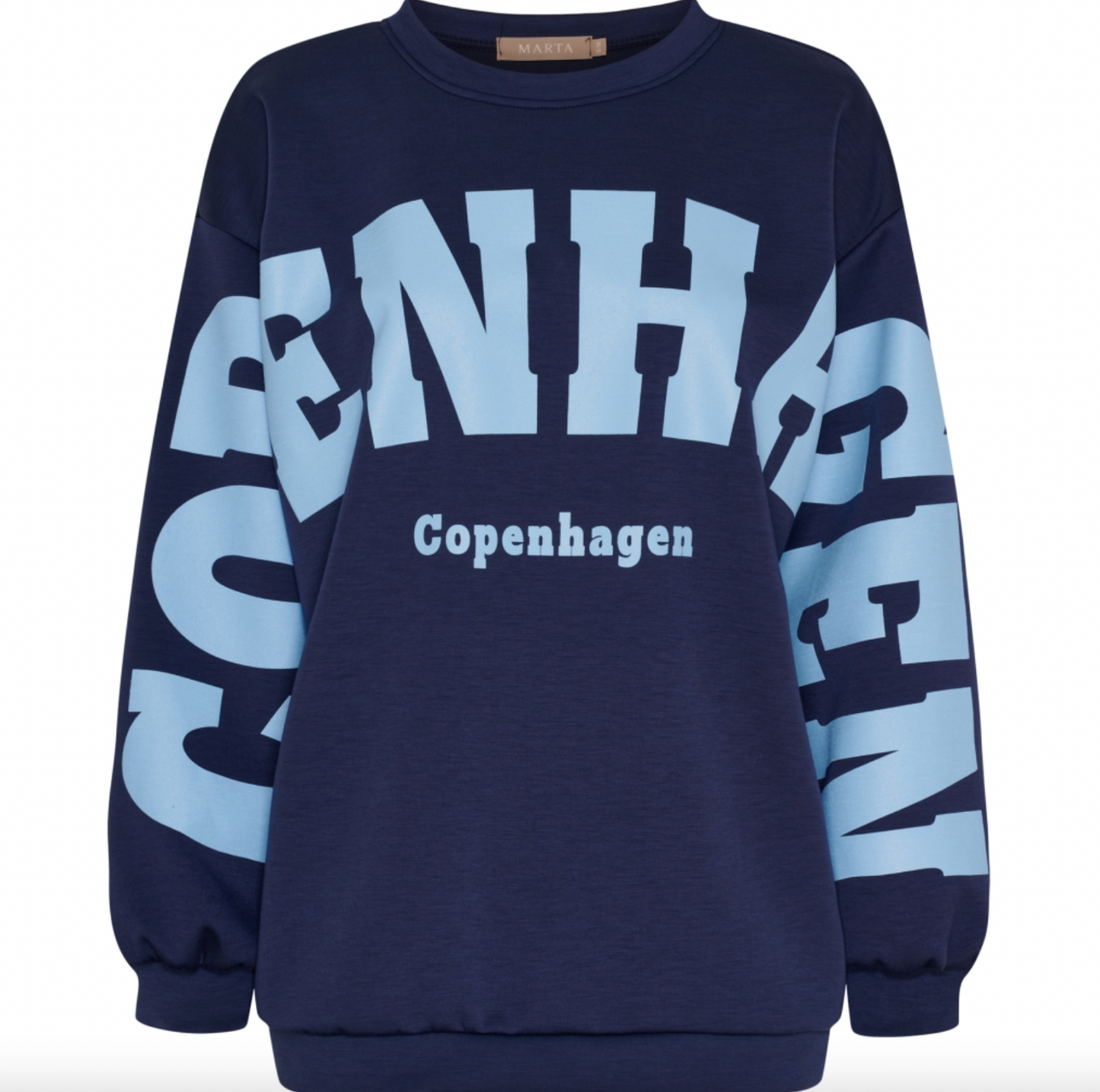 Bluse Hibiscus - Navy / sky