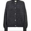 Alpaca cardigan Depeche - Grey Melange