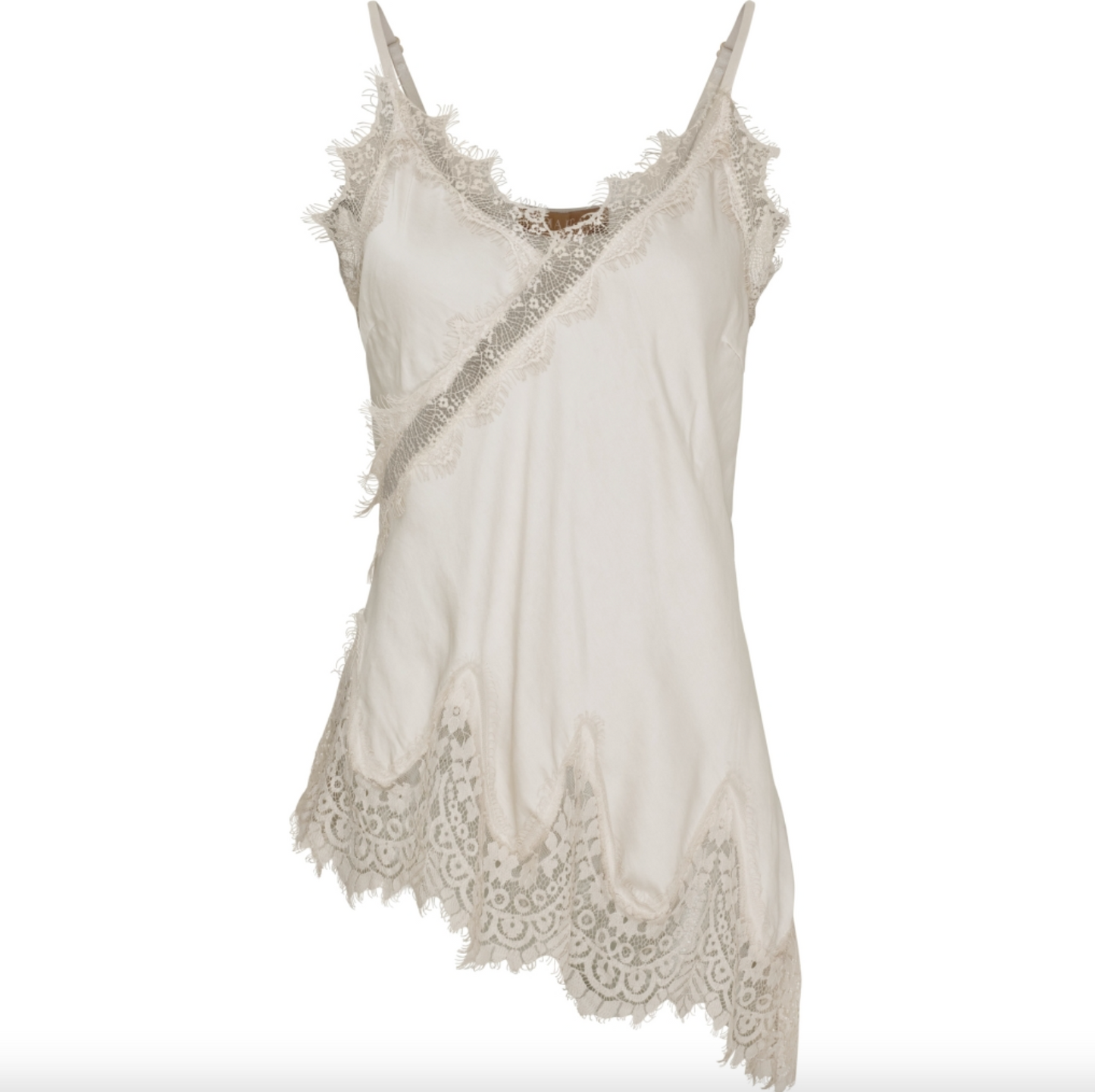 Asymmetrisk top - Beige