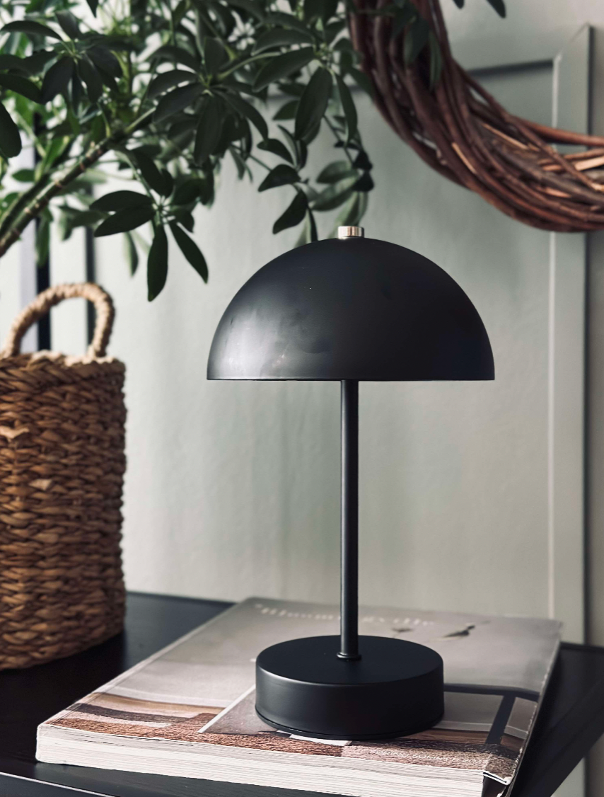 Bordlampe med touch - Sort
