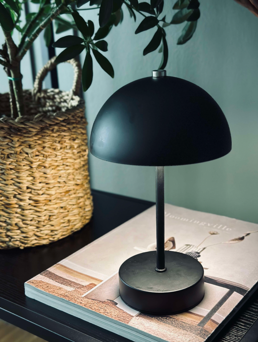 Bordlampe med touch - Sort