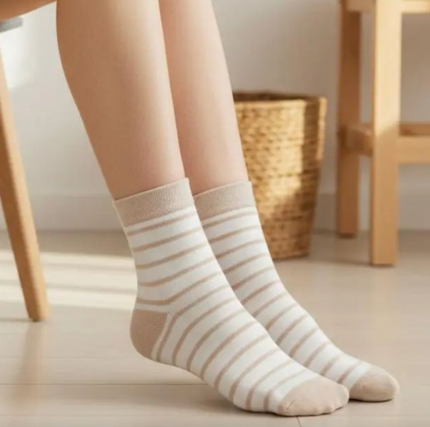 Strømper Marta taupe - Str 37-41