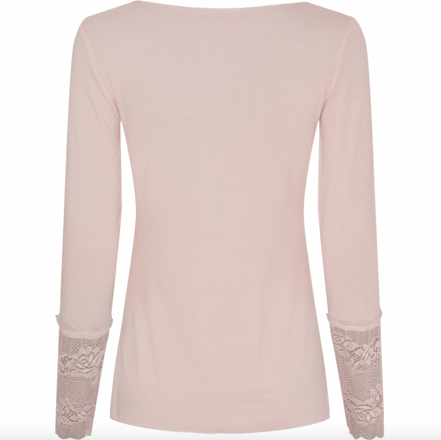 Bluse BASIS med blondedetaljer – Cipria