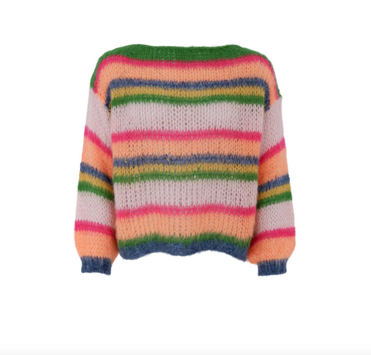 Strik multi striped jumper - Orange Multi