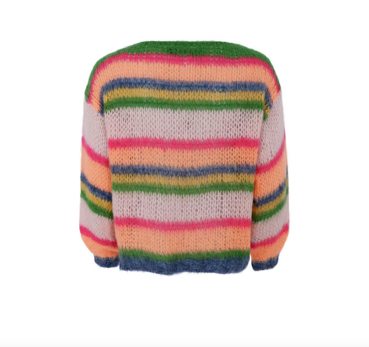 Strik multi striped jumper - Orange Multi