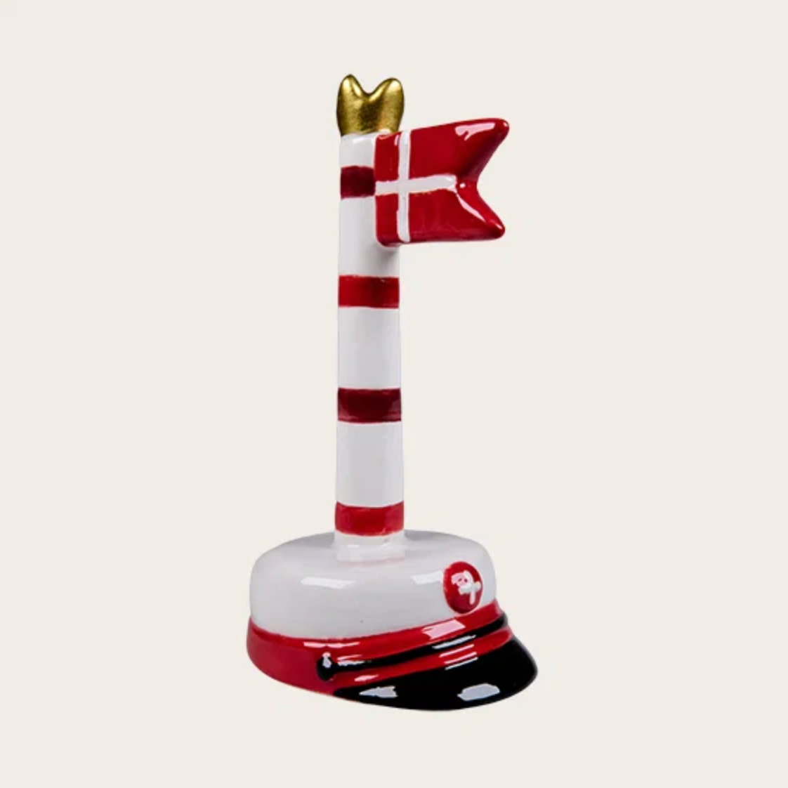 Studenterflag med striber 12 cm - Flere farver