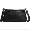 Clutch skindtaske med perforeret mønster