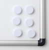 Magneter til whiteboards - Hvid 6 stk