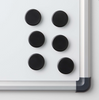 Magneter til whiteboards - Black 6 stk