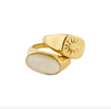 Ringe - 2-in-1 sæt forgyldt