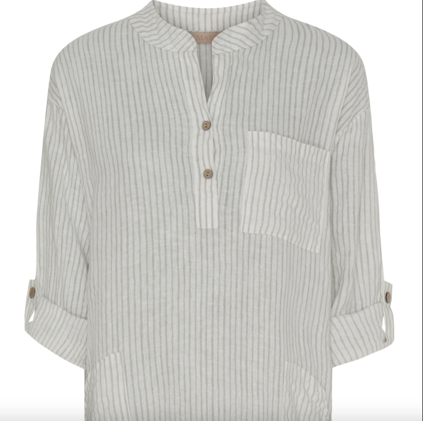 Kjole Hør – Grey Stripe