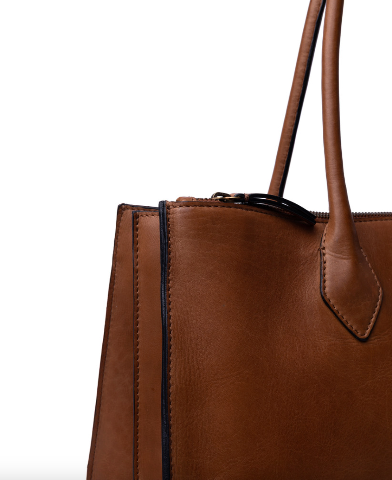 Skuldertaske Ora Big - Cognac