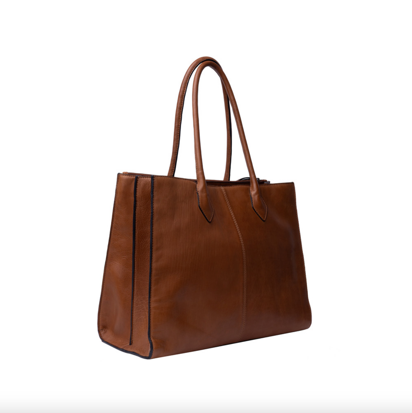 Skuldertaske Ora Big - Cognac