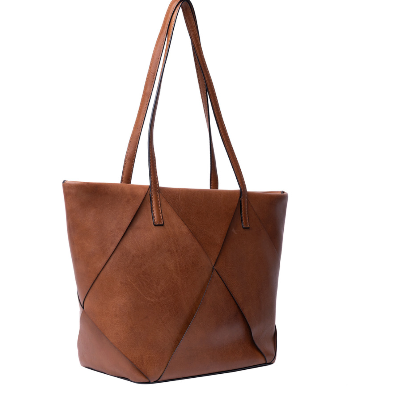 Skuldertaske Olia cognac