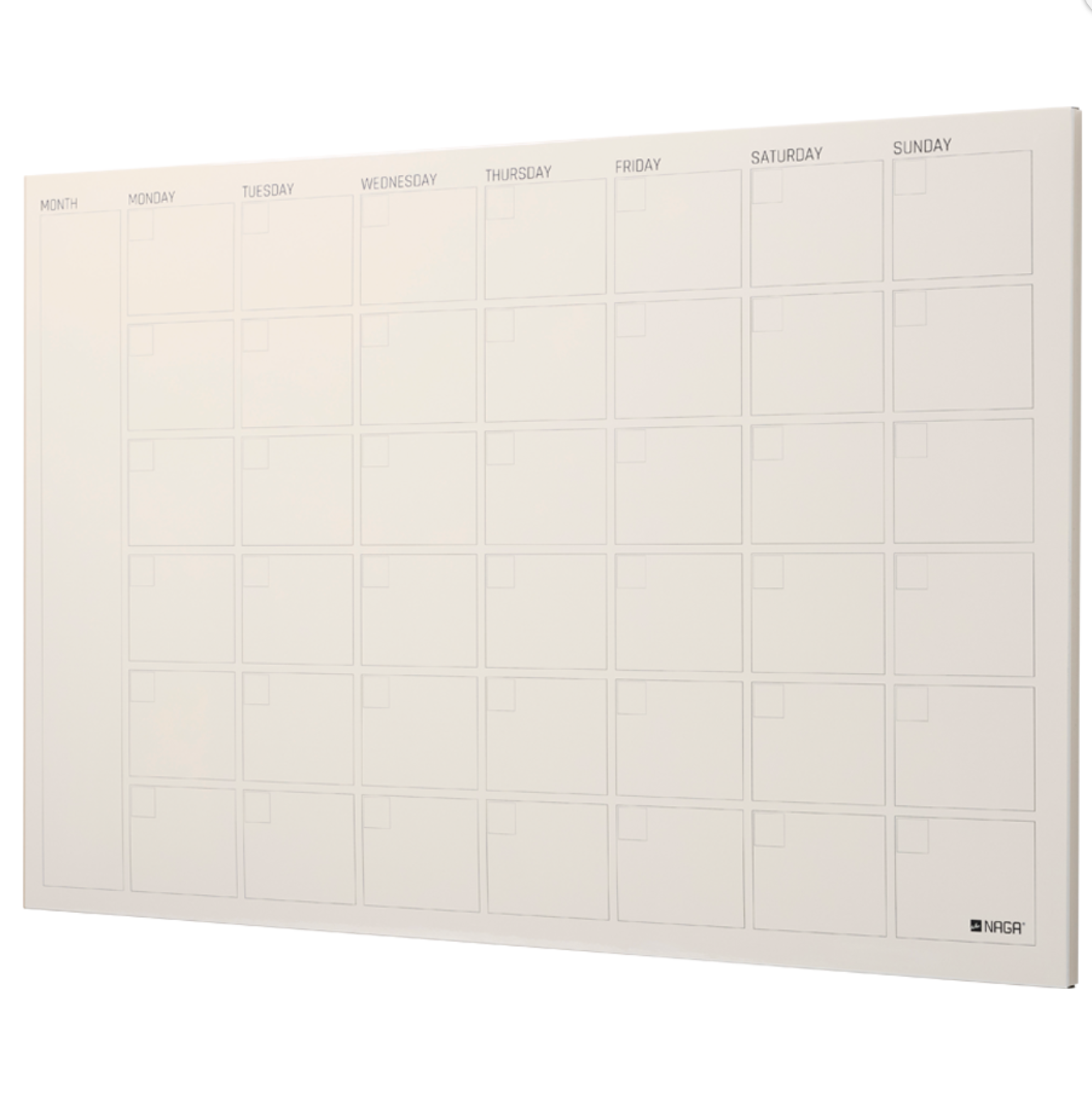 Tavle magnetisk beige - Month planner