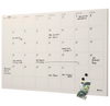Tavle magnetisk beige - Month planner