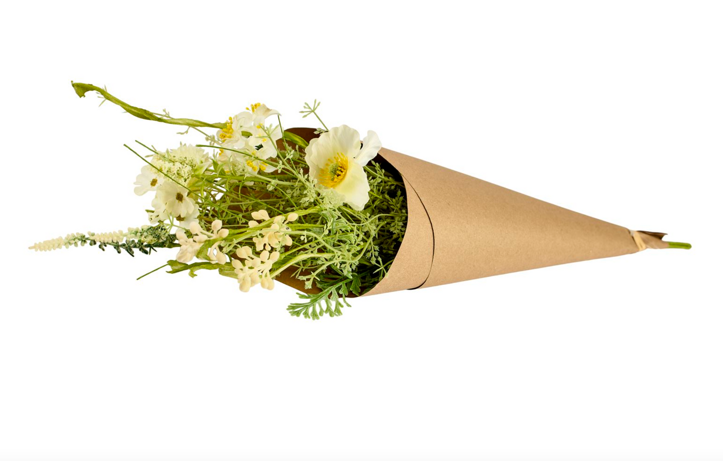 Buket WILD FLORA - Creme / Hvid