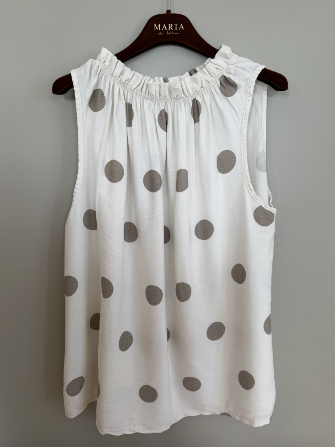 Bluse top Lucina - Beige