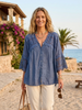 Skjorte Bohemian blue