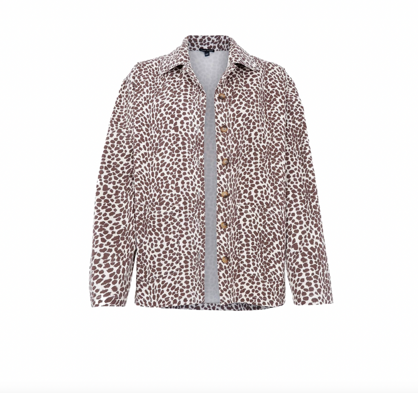 Jakke canvas leopard