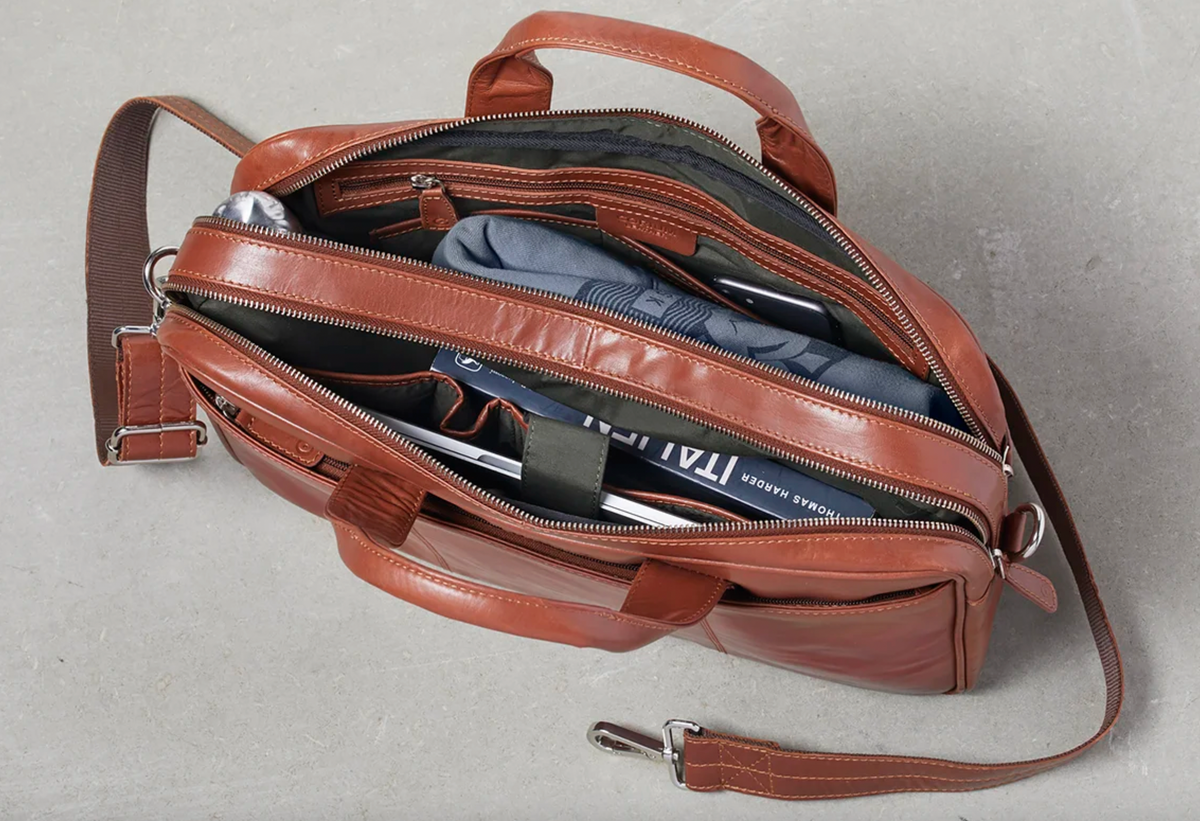 Laptop Taske MELLO ITALY - Cognac
