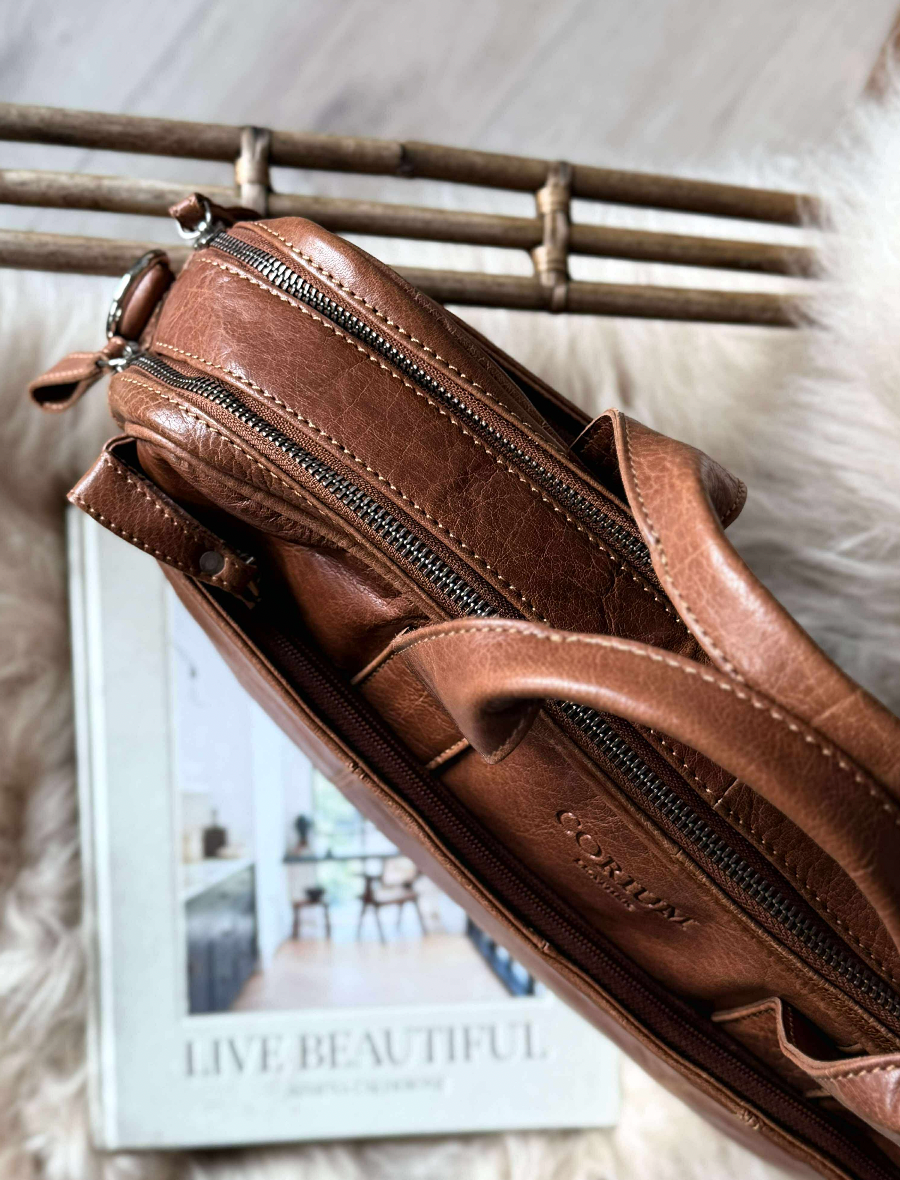 Laptop Taske BELLO - Cognac