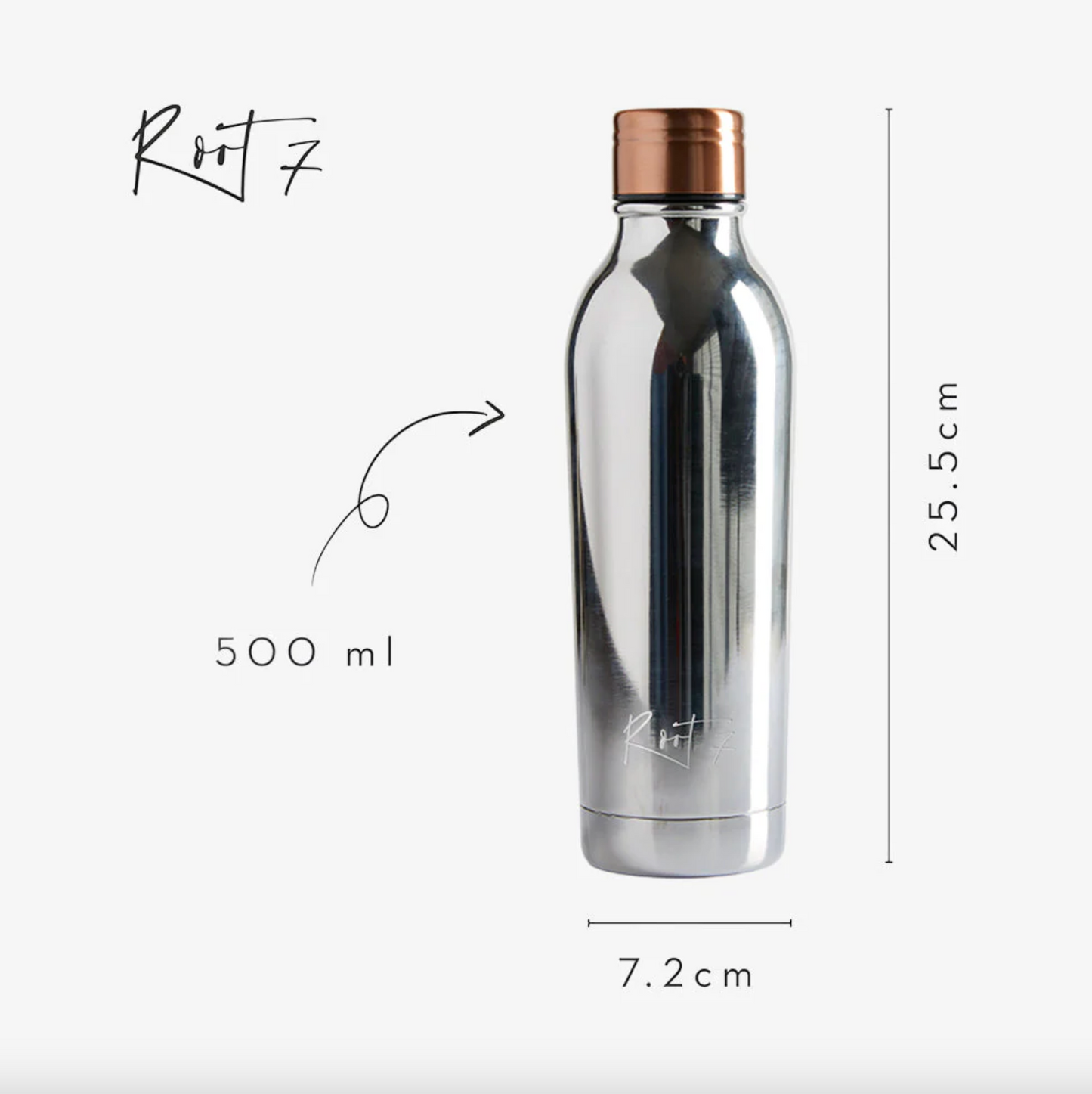 OneBottle Polished Silver 500ml