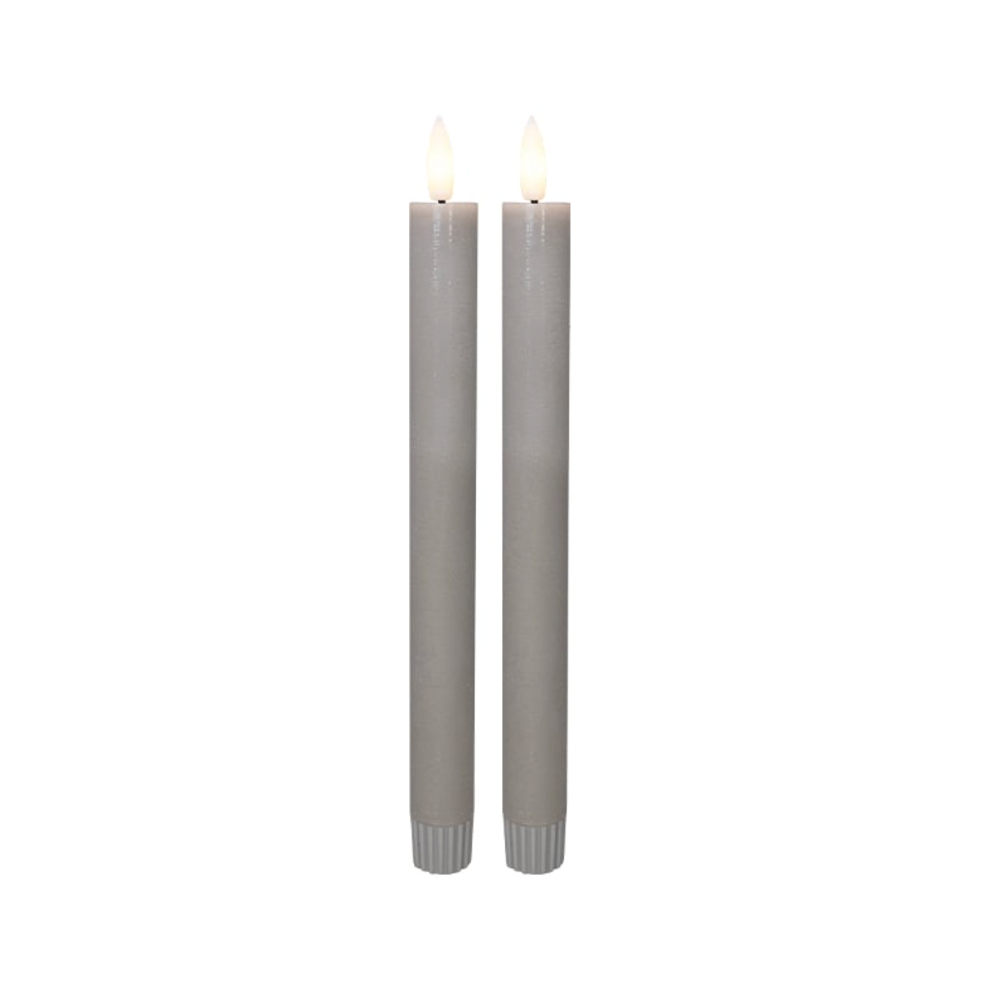LED Stagelys konisk - Grå 24,5 cm