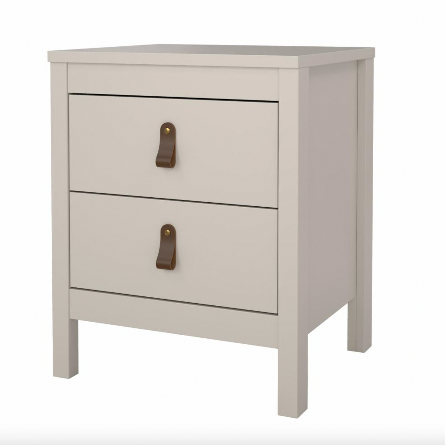 Natbord Madrid med 2 skuffer - Cashmere