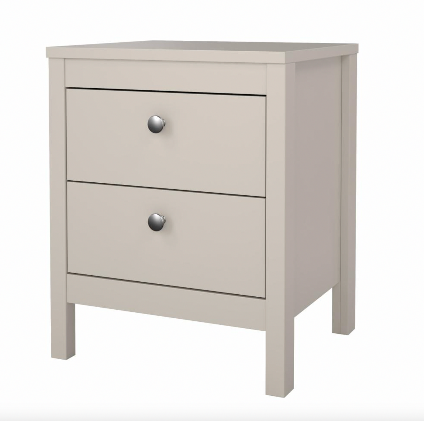 Natbord Madrid med 2 skuffer - Cashmere