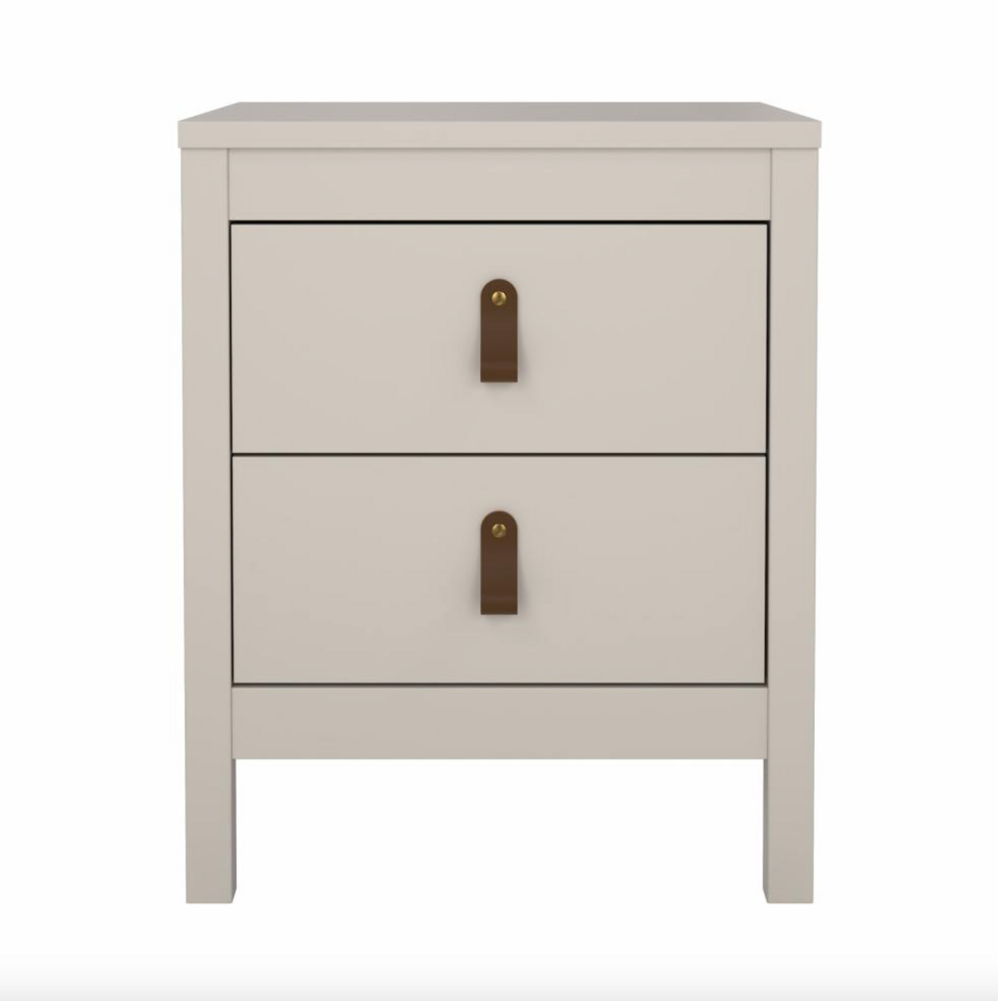 Natbord Madrid med 2 skuffer - Cashmere