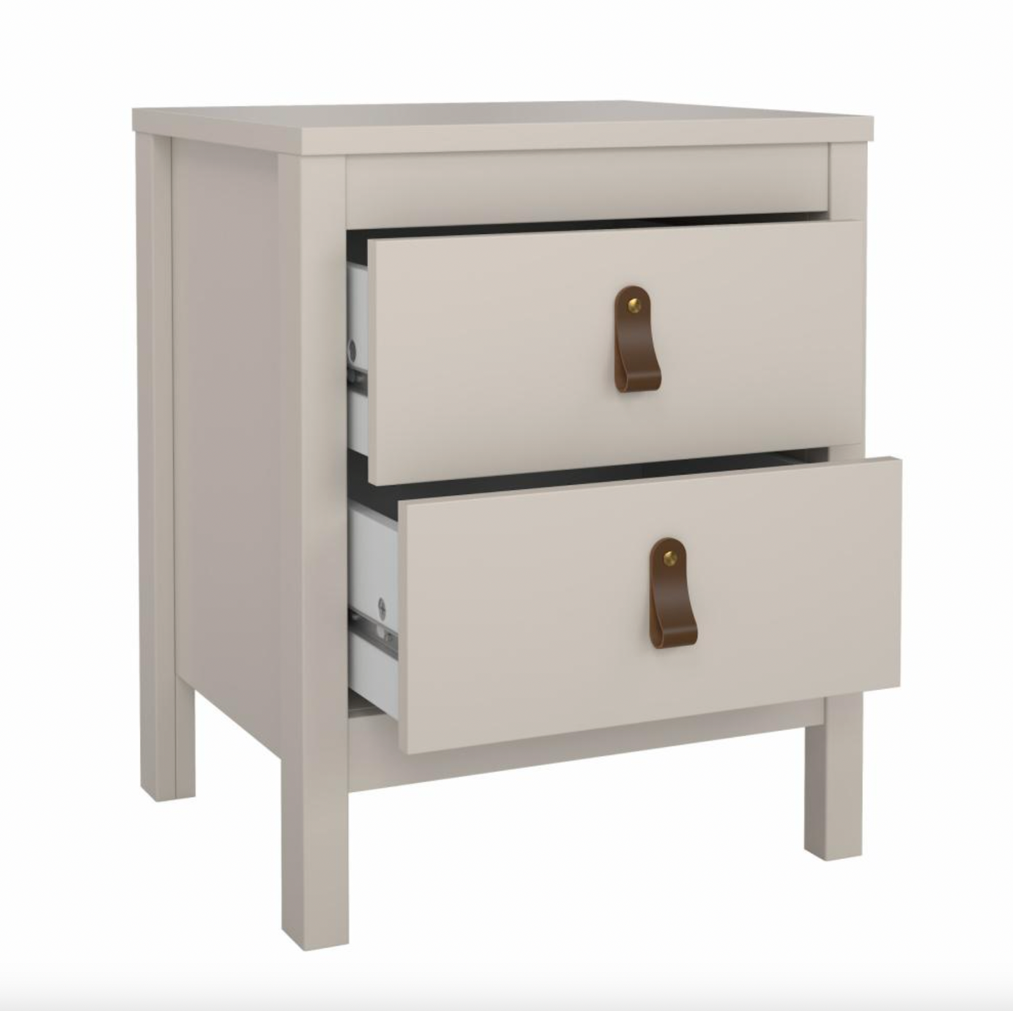 Natbord Madrid med 2 skuffer - Cashmere