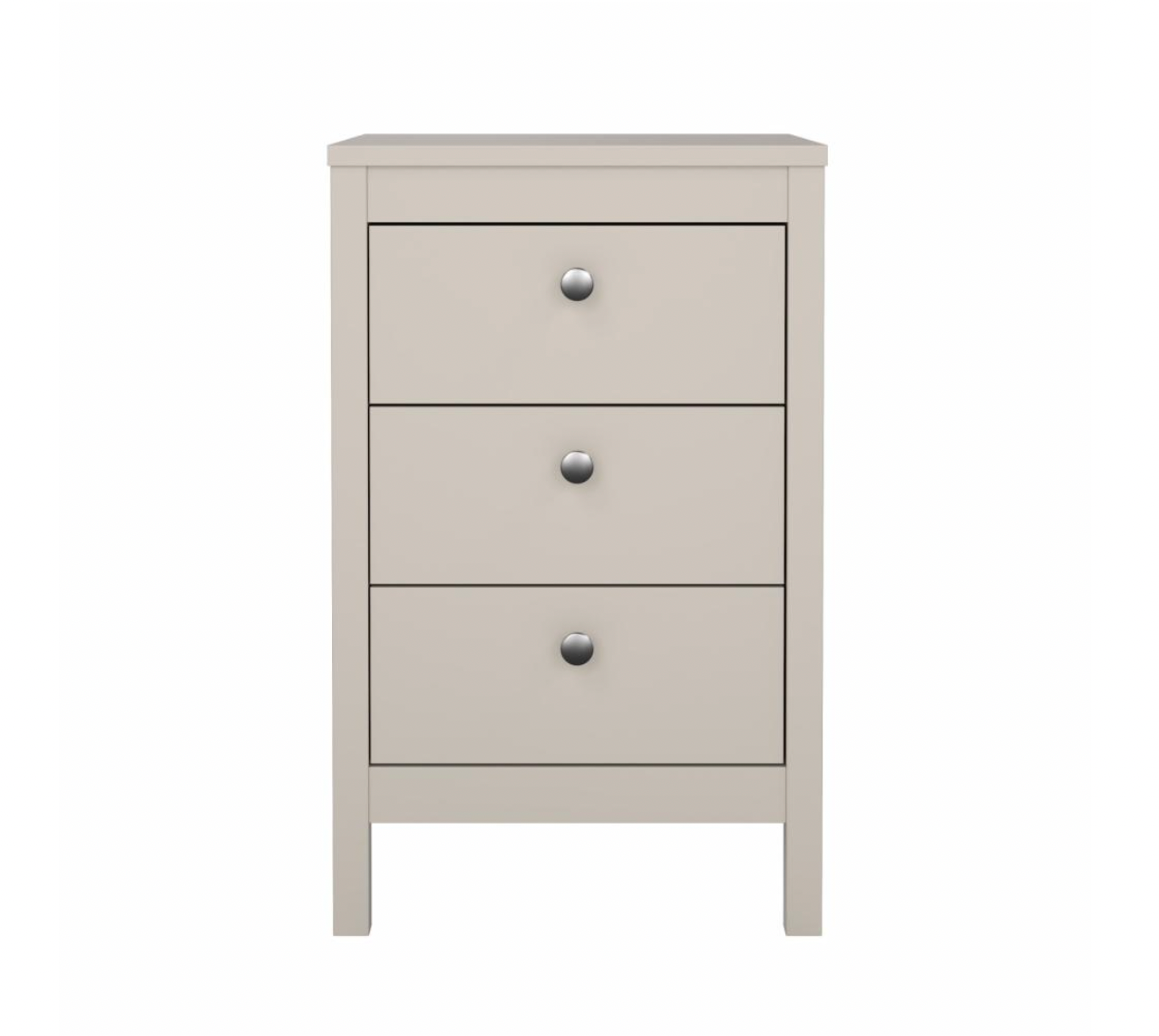 Natbord Madrid med 3 skuffer - Cashmere