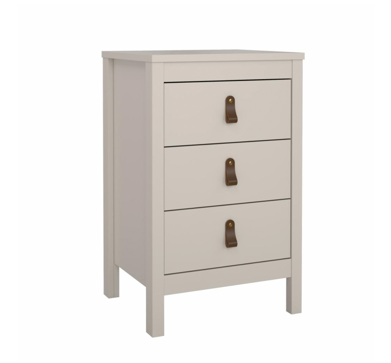 Natbord Madrid med 3 skuffer - Cashmere