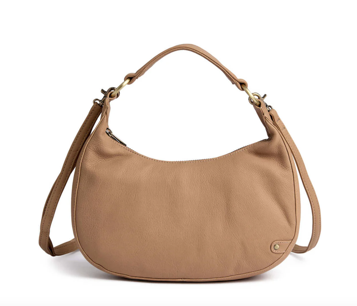 Elegant crossover / håndtaske -  Camel