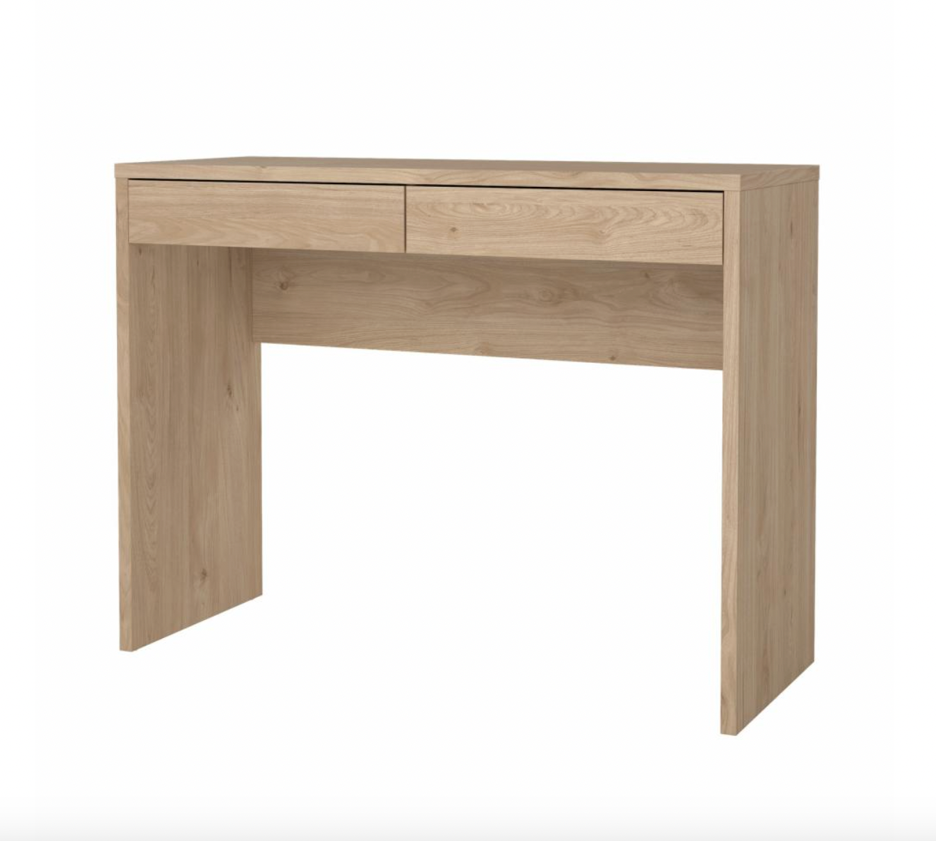 Bord med 2 skuffer - Jackson Hickory