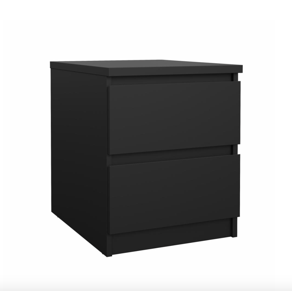 Natbord - Black 2 skuffe