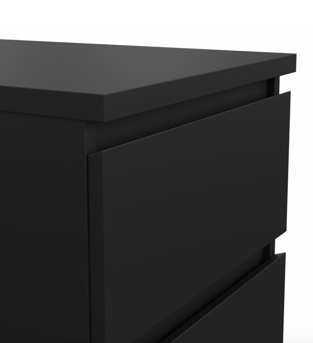 Natbord - Black 2 skuffe